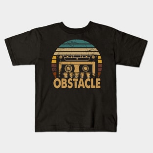 Graphic Obstacle Lovely Name Flowers Retro Vintage Styles Kids T-Shirt